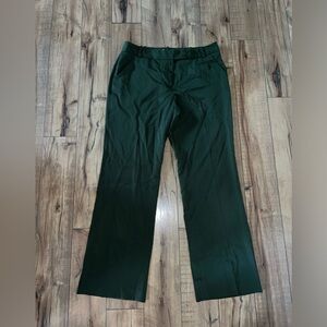 Green dress pants